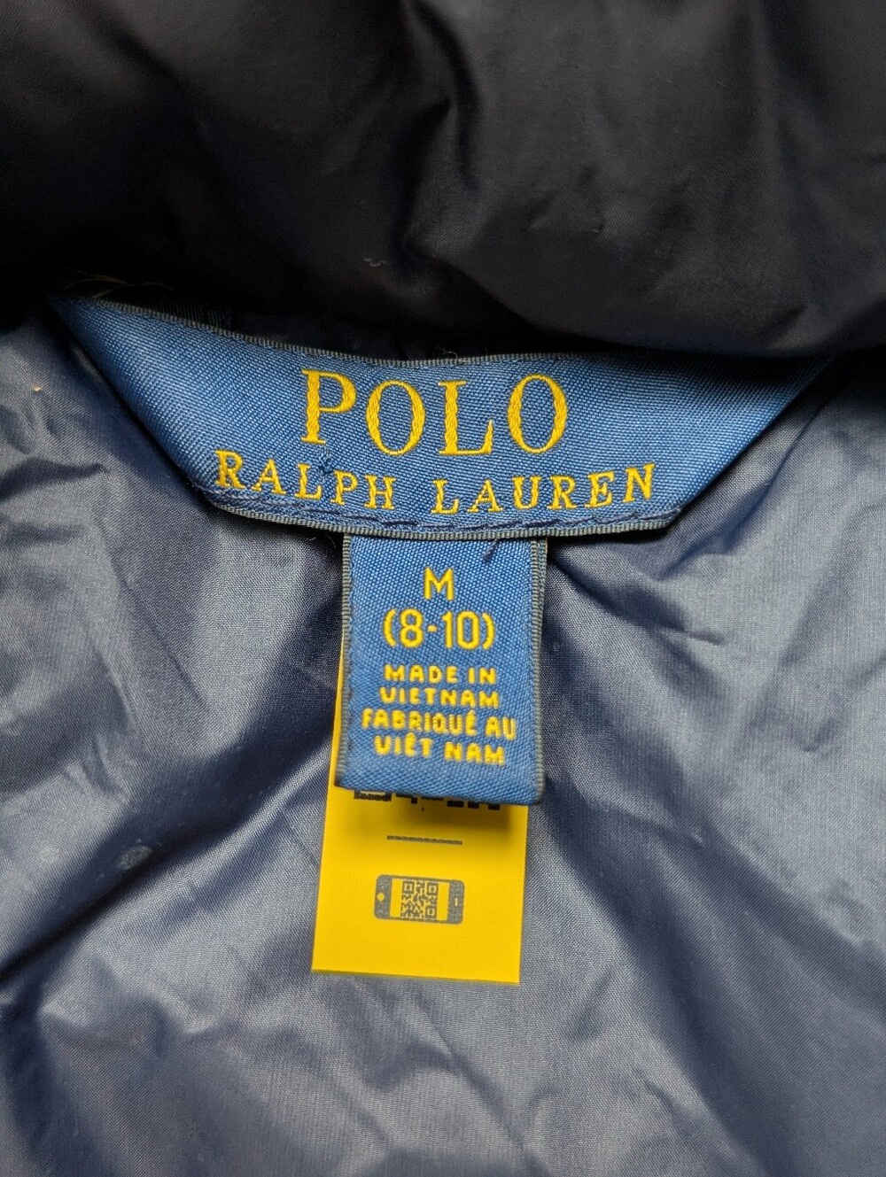 Polo Ralph Lauren Girls Polo Bear Long Down Puffer Jacket Size M (8-10) - Picture 4 of 14